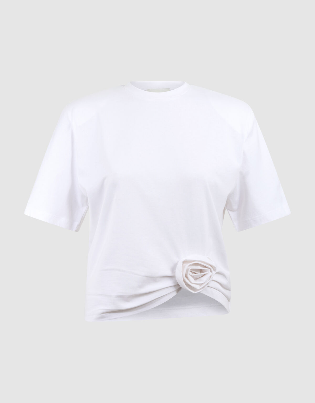 Blumen-T-Shirt Wei&szlig; SHOEBY WOMEN