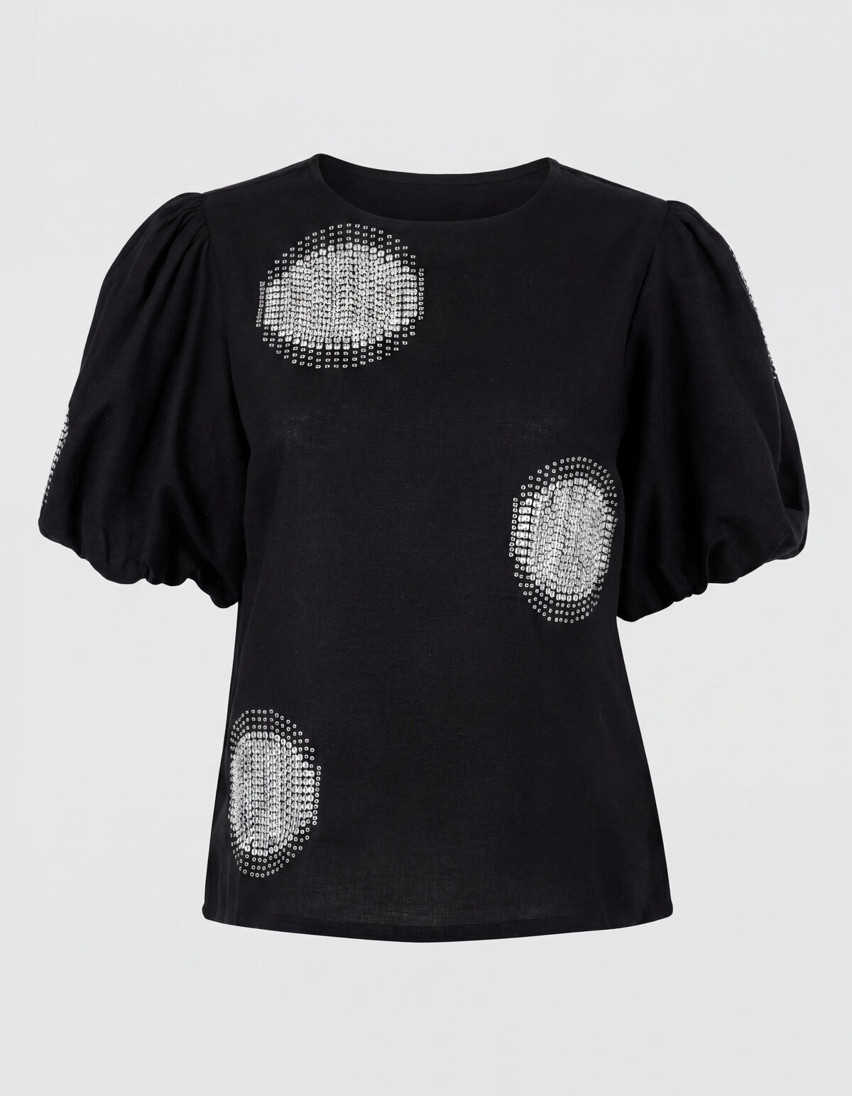 Polka-Top Schwarz SHOEBY WOMEN