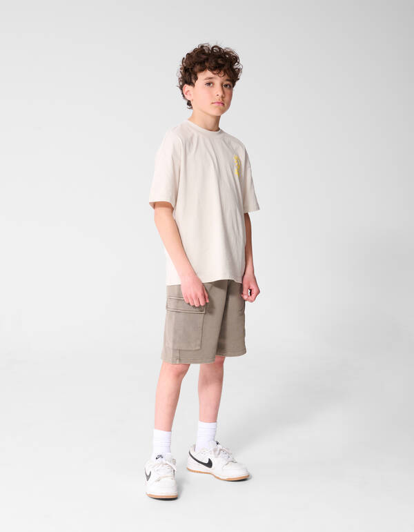Lockere Passform Cargo Shorts Taupe SHOEBY BOYS