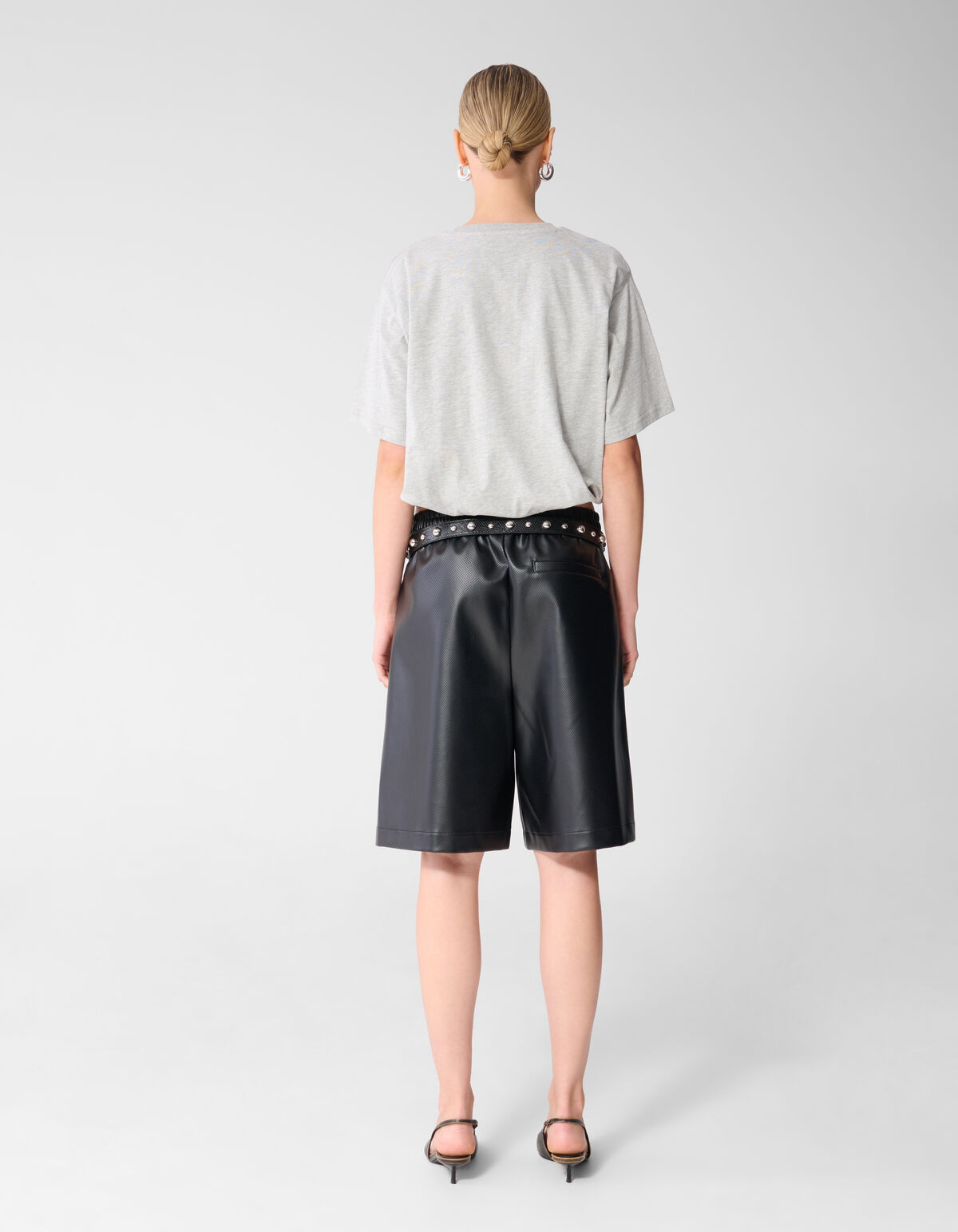 Oversized Ballon-T-Shirt Hellgrau SHOEBY WOMEN