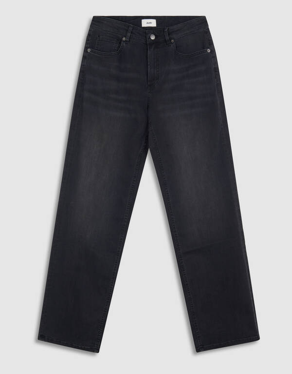 Straight Fit Jeans Dunkelgrau SHOEBY WOMEN