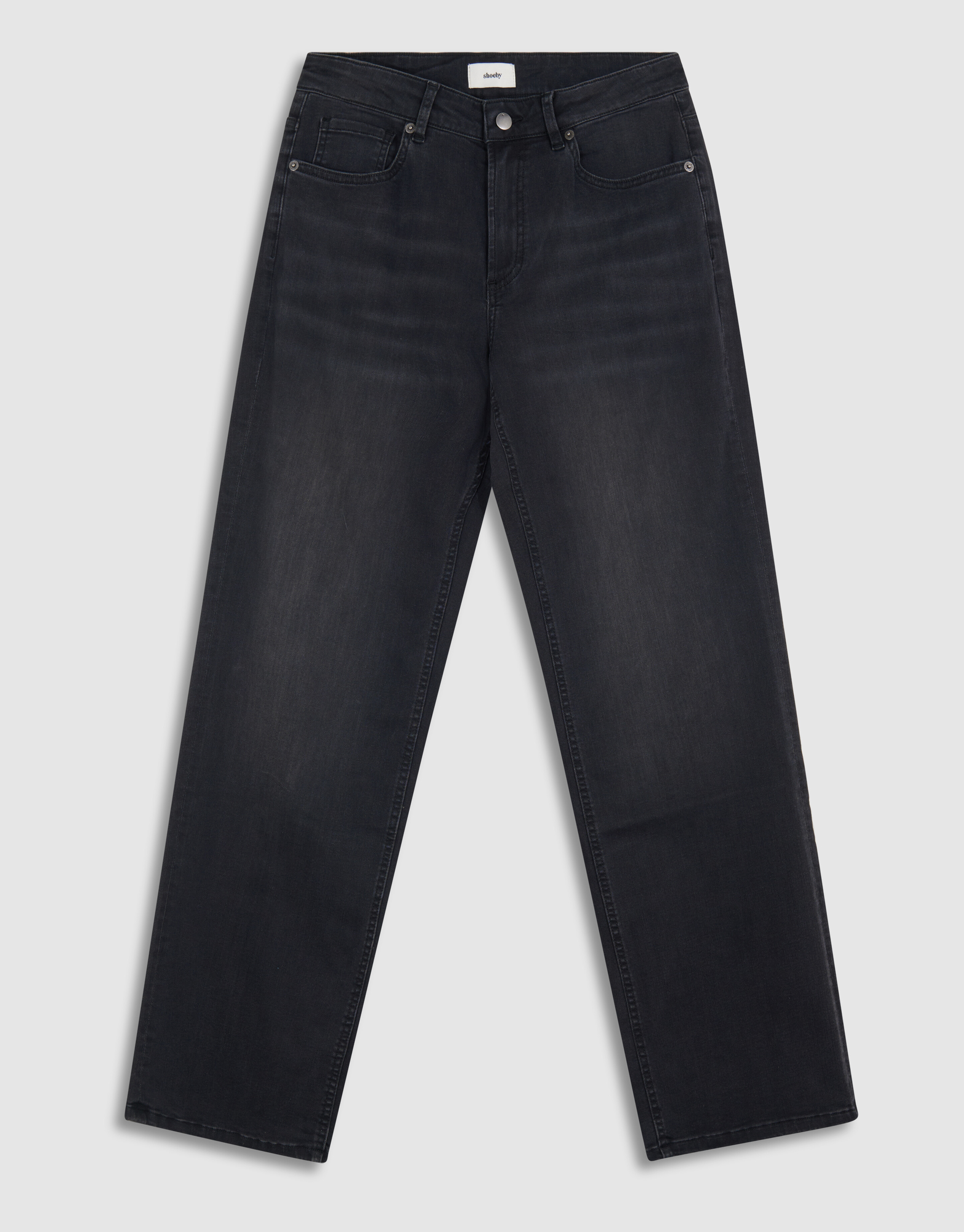Straight Fit Jeans Extra Lang Dunkelgrau SHOEBY WOMEN