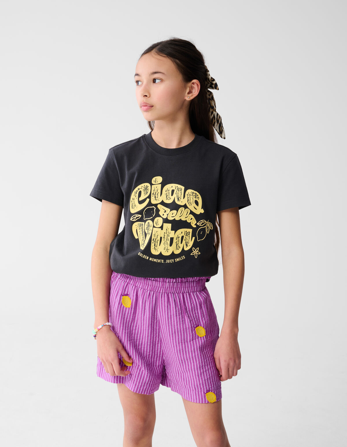 Artwork T-shirt Dunkelgrau SHOEBY GIRLS