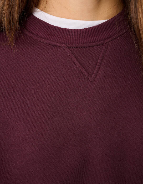 Pullover mit weiten &Auml;rmeln, dunkelrot SHOEBY WOMEN