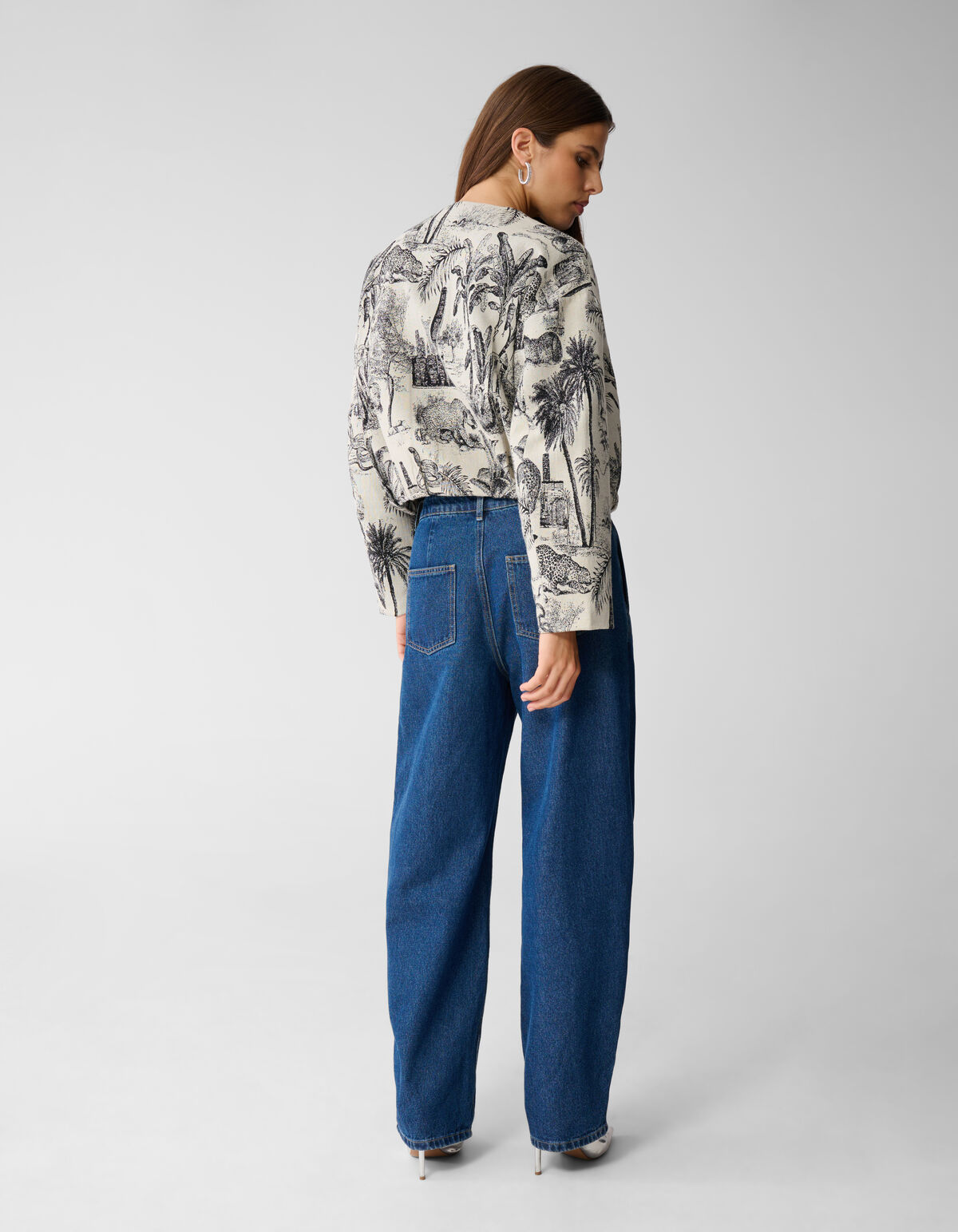 Jacquardjacke Schwarz/Weiß von Mieke SHOEBY WOMEN