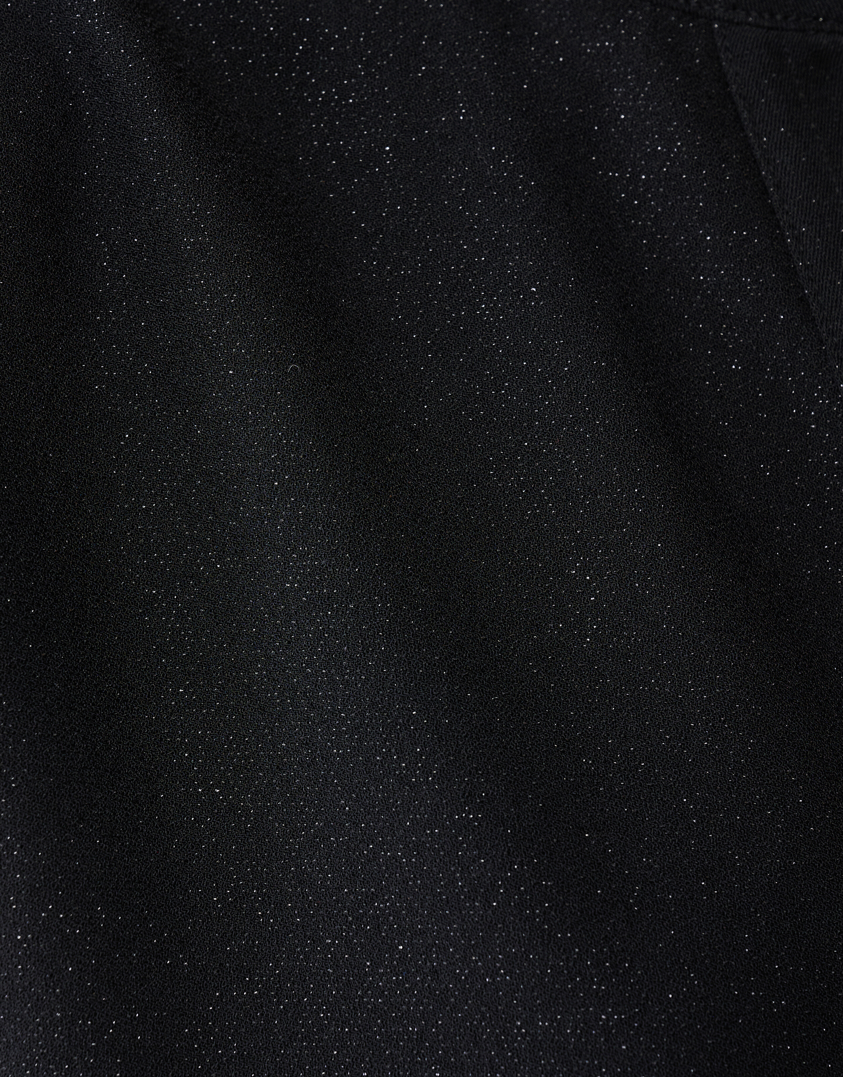 Schwarzes Glitzer-Top mit V-Ausschnitt SHOEBY WOMEN