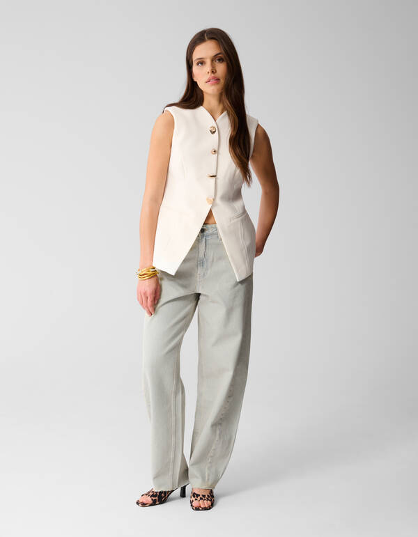 Sanduhr-Gilet Off White SHOEBY WOMEN