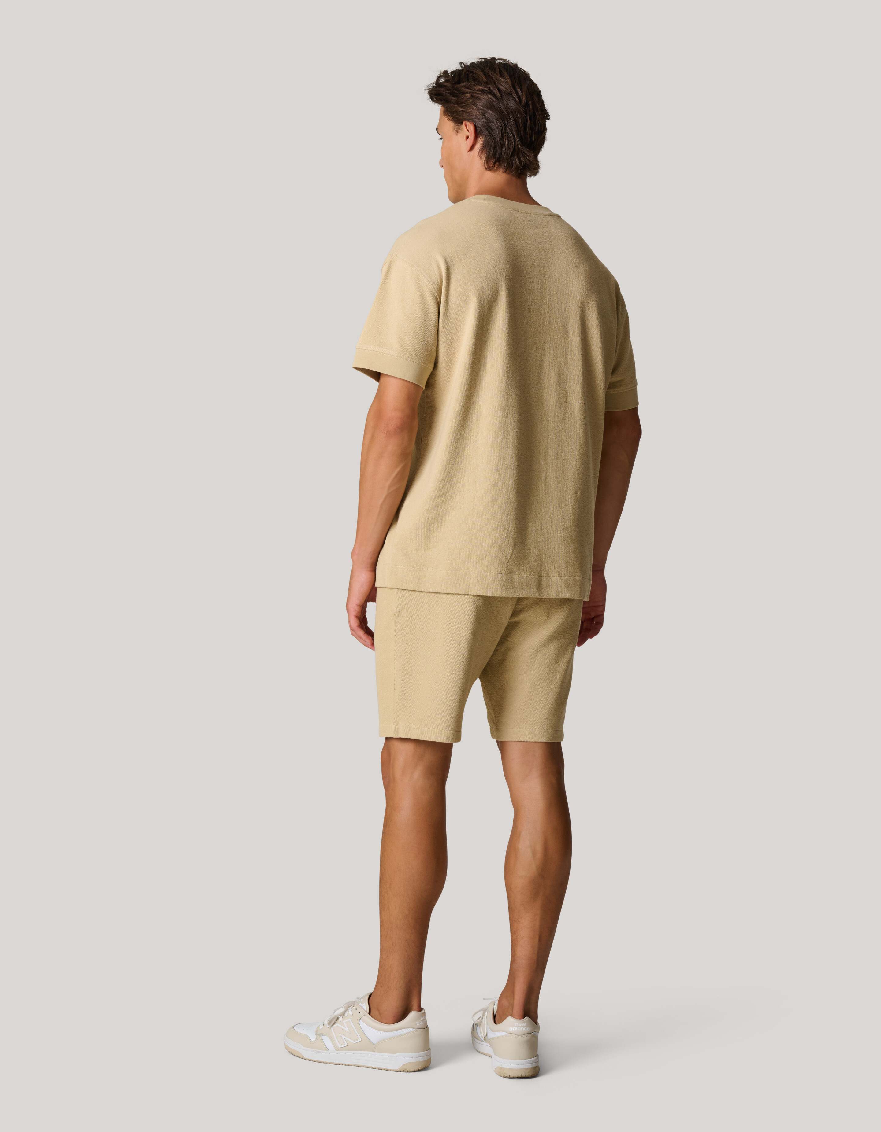 Slub Textur T-shirt Sand SHOEBY MEN