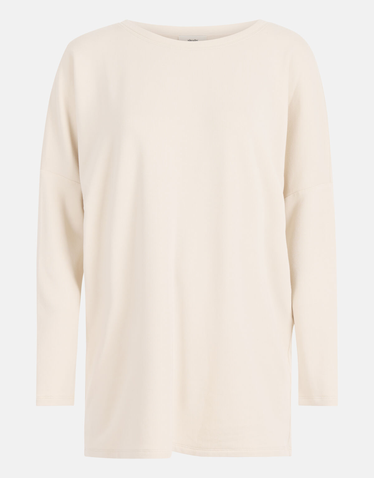Basic Oberteil in Übergröße Off White SHOEBY WOMEN
