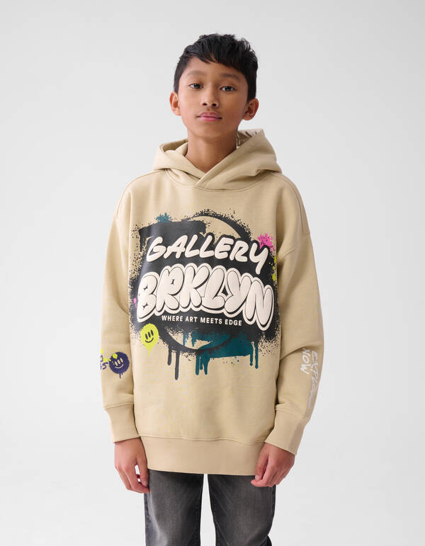 Artwork Hoodie Sand SHOEBY BOYS