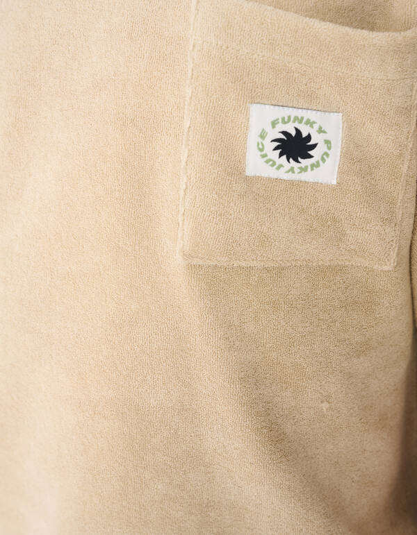 Frottee Relaxed T-Shirt Beige SHOEBY BOYS