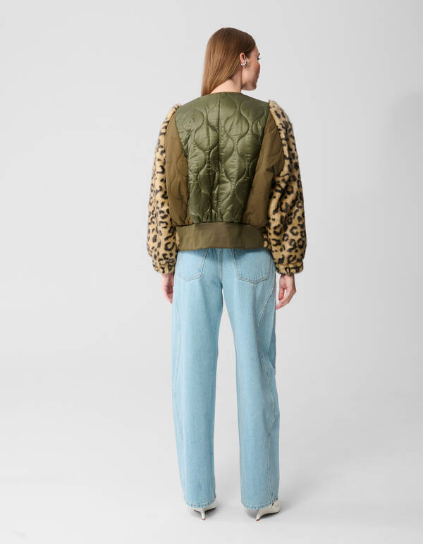 Multi Mix Leopard Jack Dunkelgr&uuml;n SHOEBY WOMEN