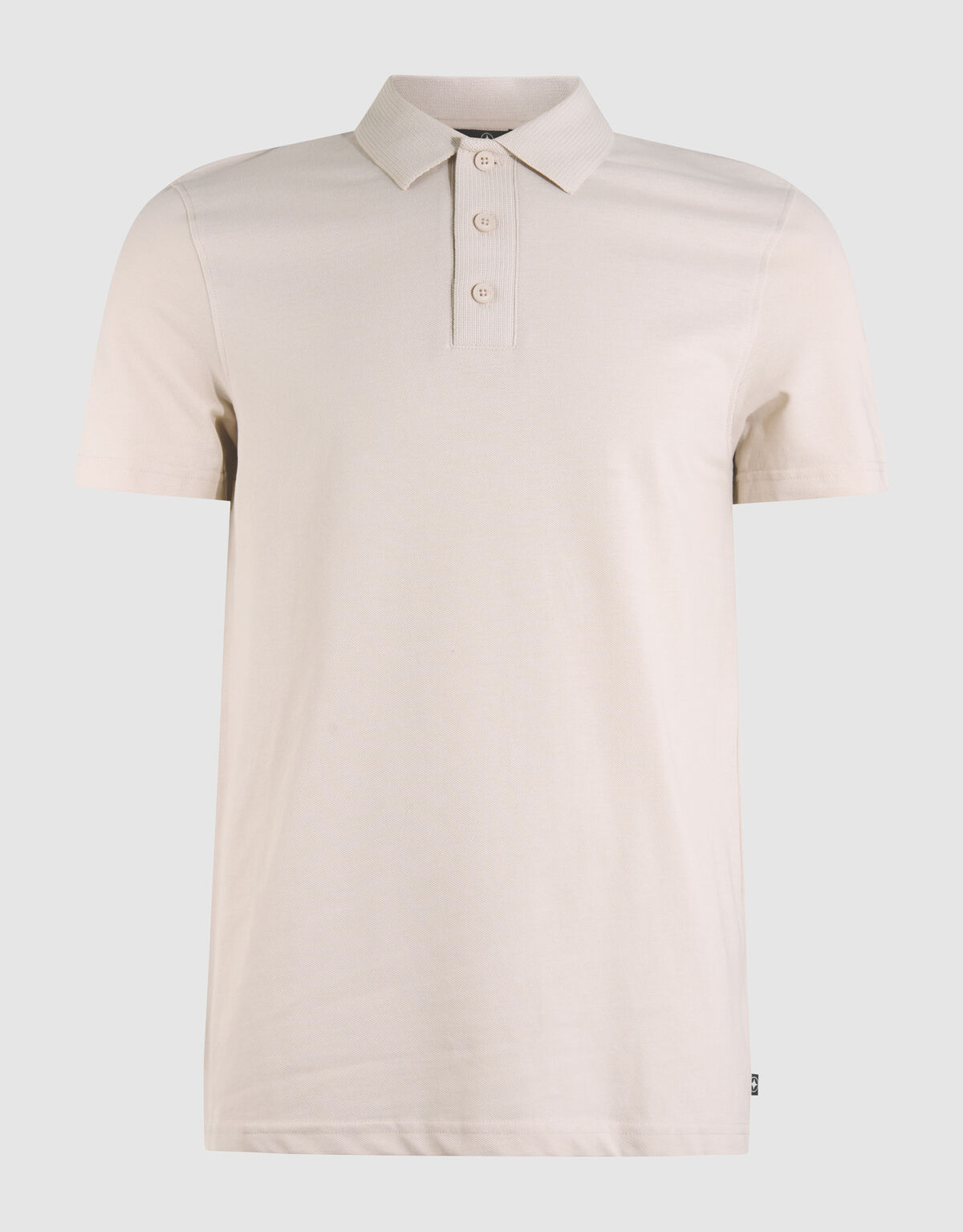 Strickpolo Hellgrau SHOEBY MEN