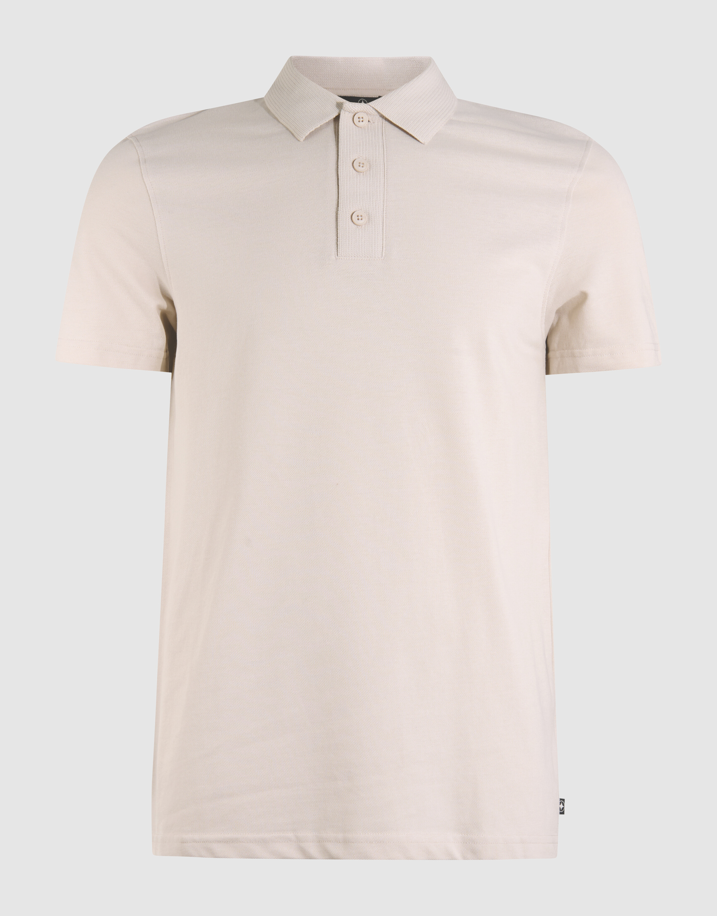 Strickpolo Hellgrau SHOEBY MEN