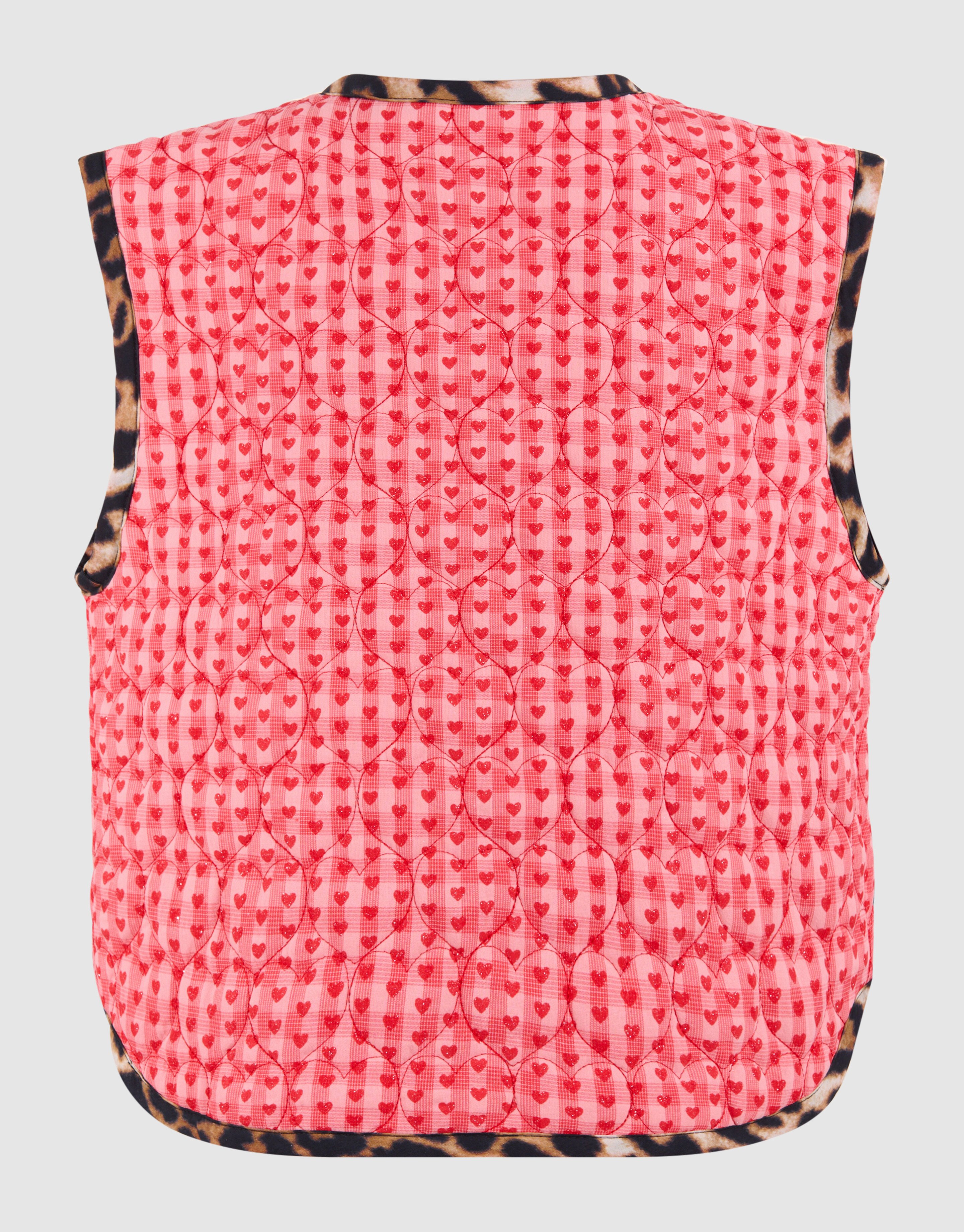Gesteppte Herz-Weste Rosa SHOEBY GIRLS