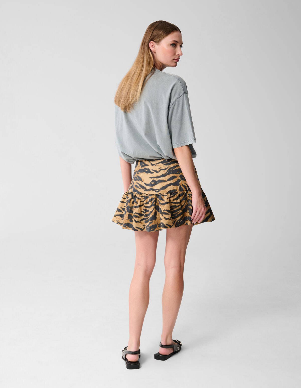 Tiger Minirock Braun SHOEBY WOMEN
