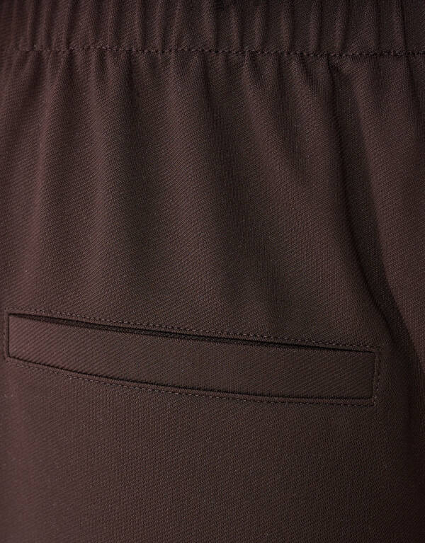 Basic Hose mit weitem Bein Dunkelbraun SHOEBY WOMEN