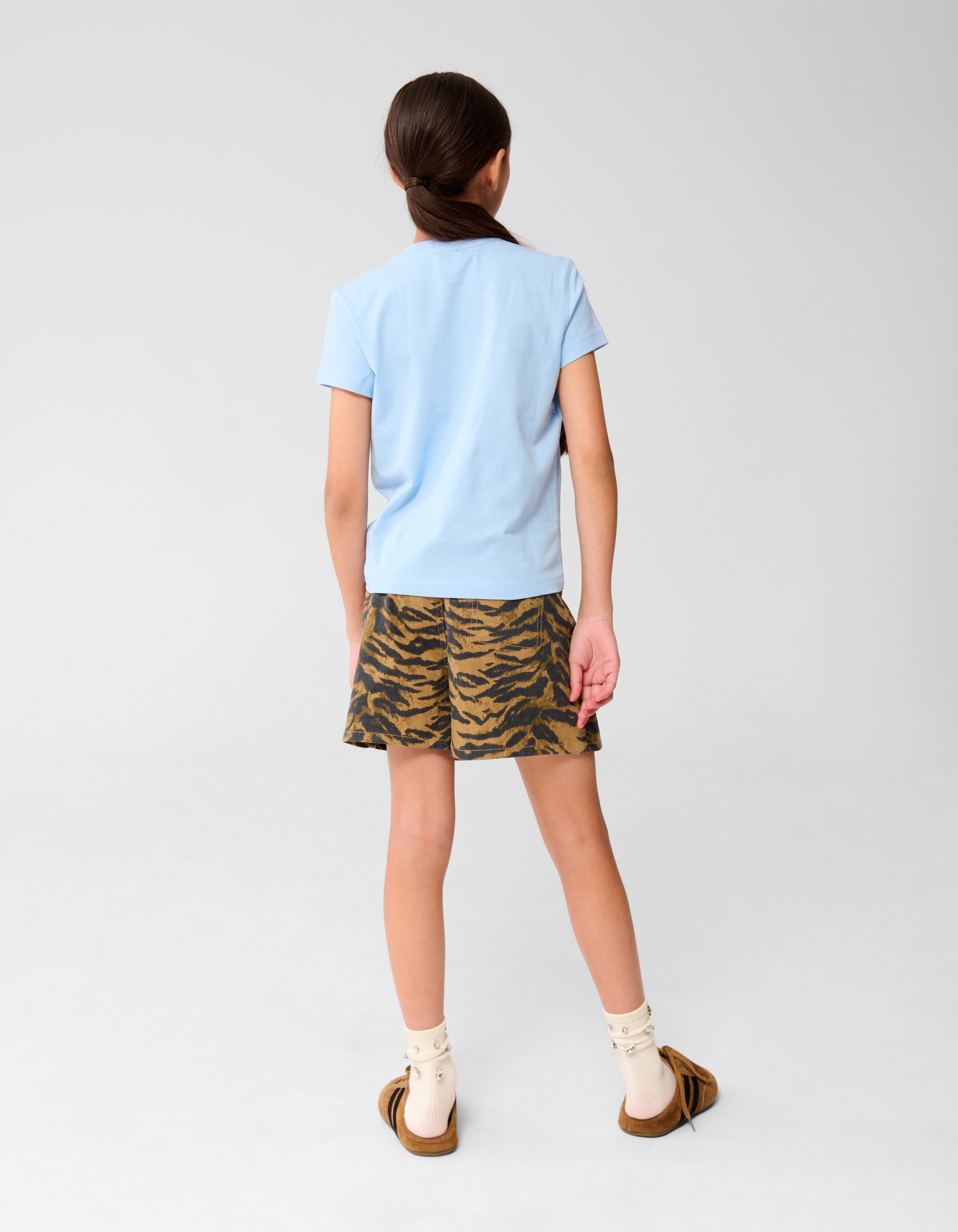 Cooles Artwork T-shirt Hellblau SHOEBY GIRLS