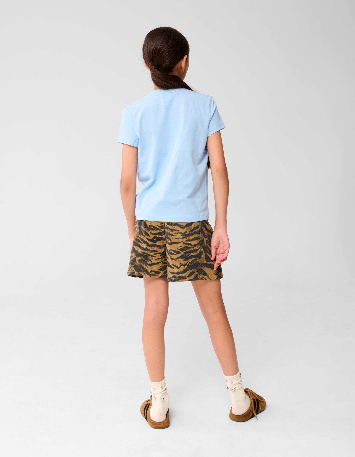 Cooles Artwork T-shirt Hellblau SHOEBY GIRLS