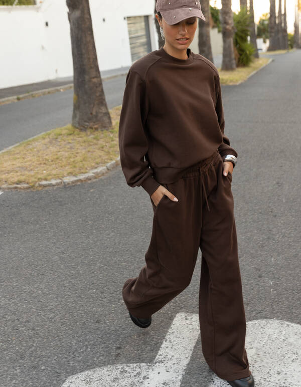 Weite Jogginghose Braun SHOEBY WOMEN