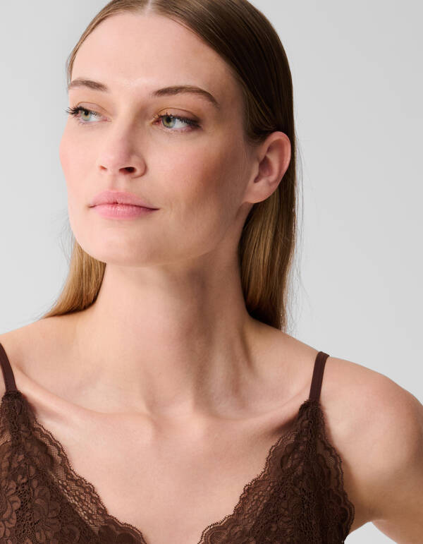 Spitzenbody Braun SHOEBY WOMEN