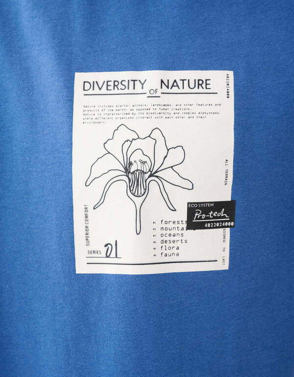 Kunstwerk T-shirt Blau SHOEBY MEN