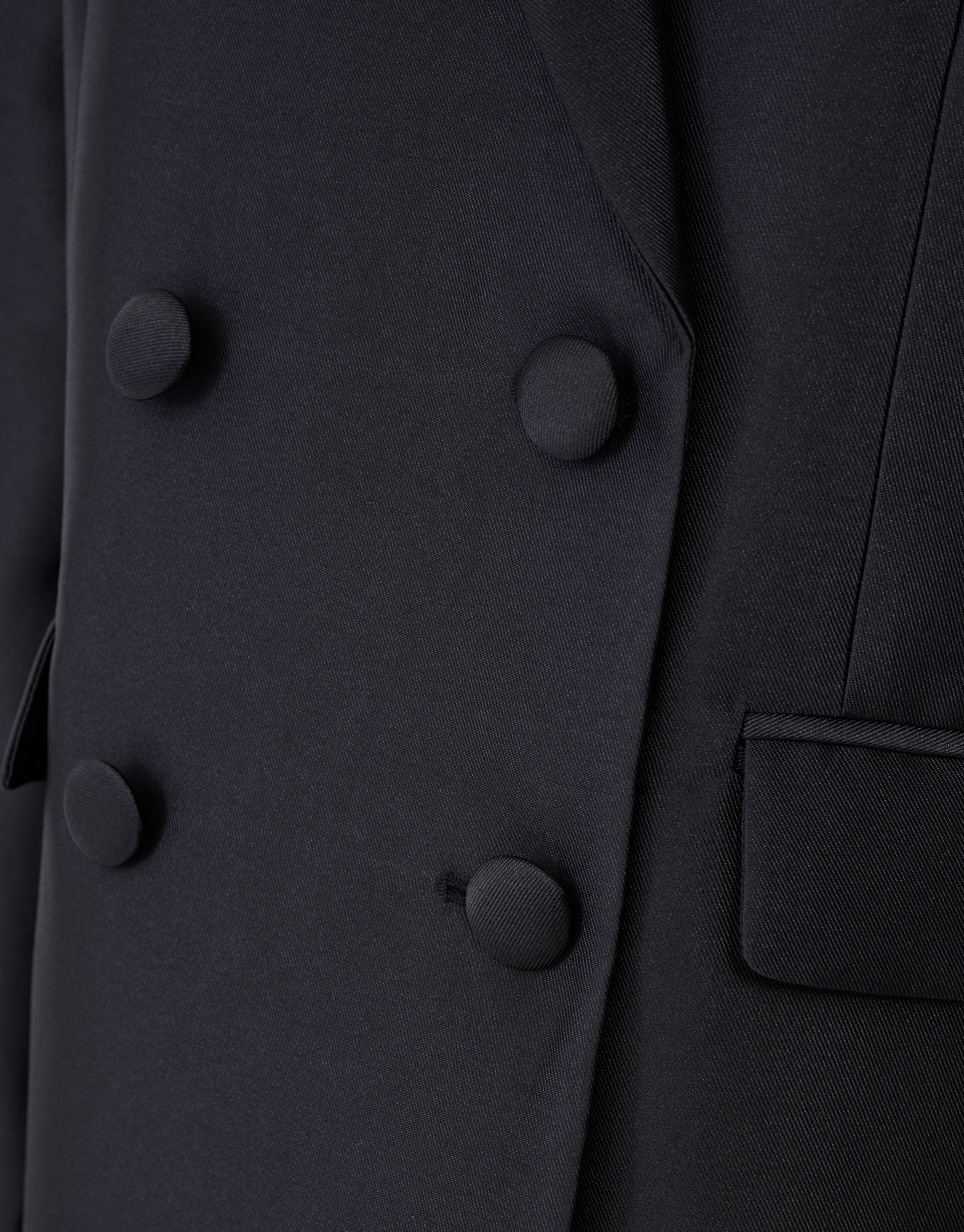 Oversized Satin Twill Blazer Black SHOEBY WOMEN