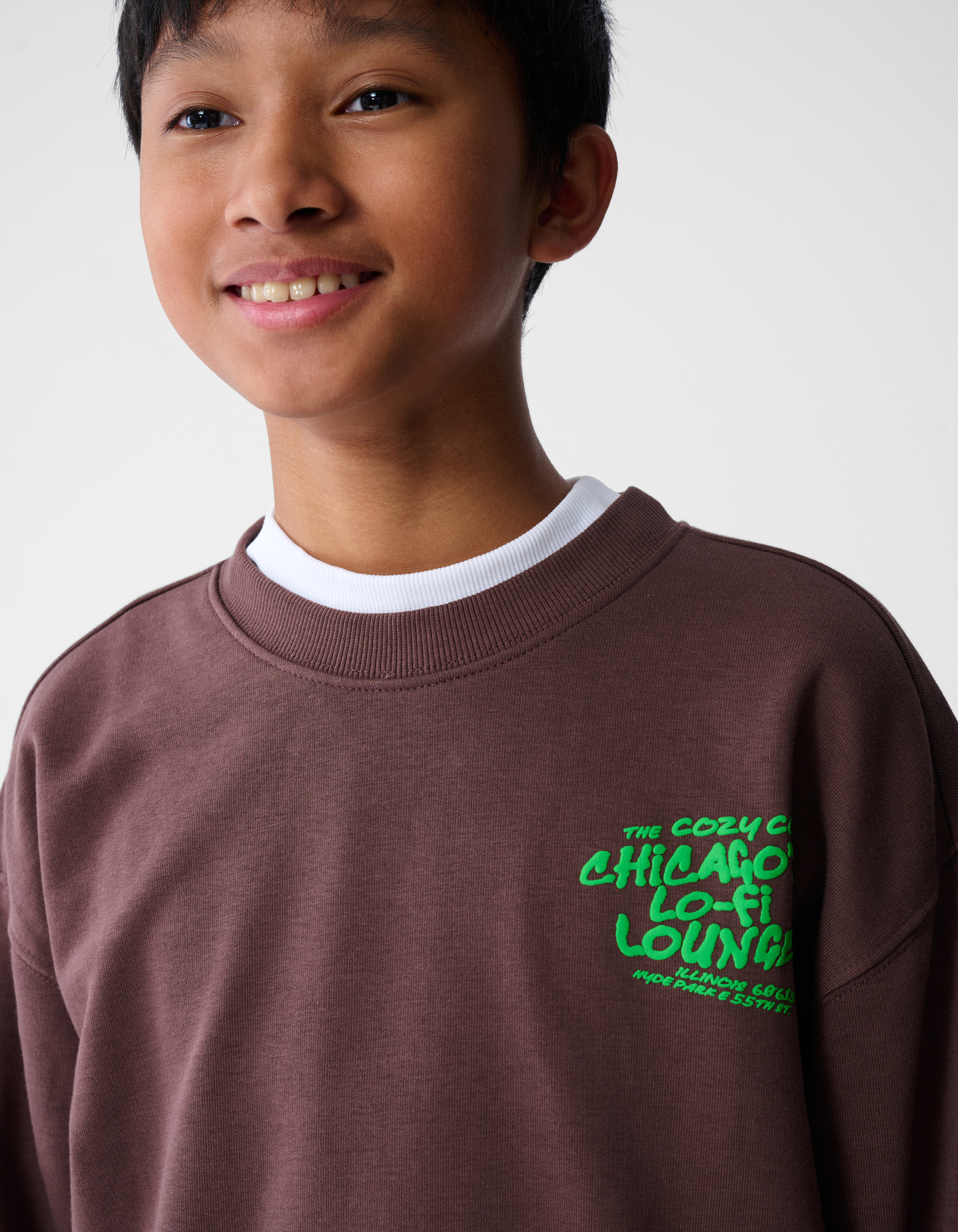 Chicago Artwork Pullover Braun SHOEBY BOYS