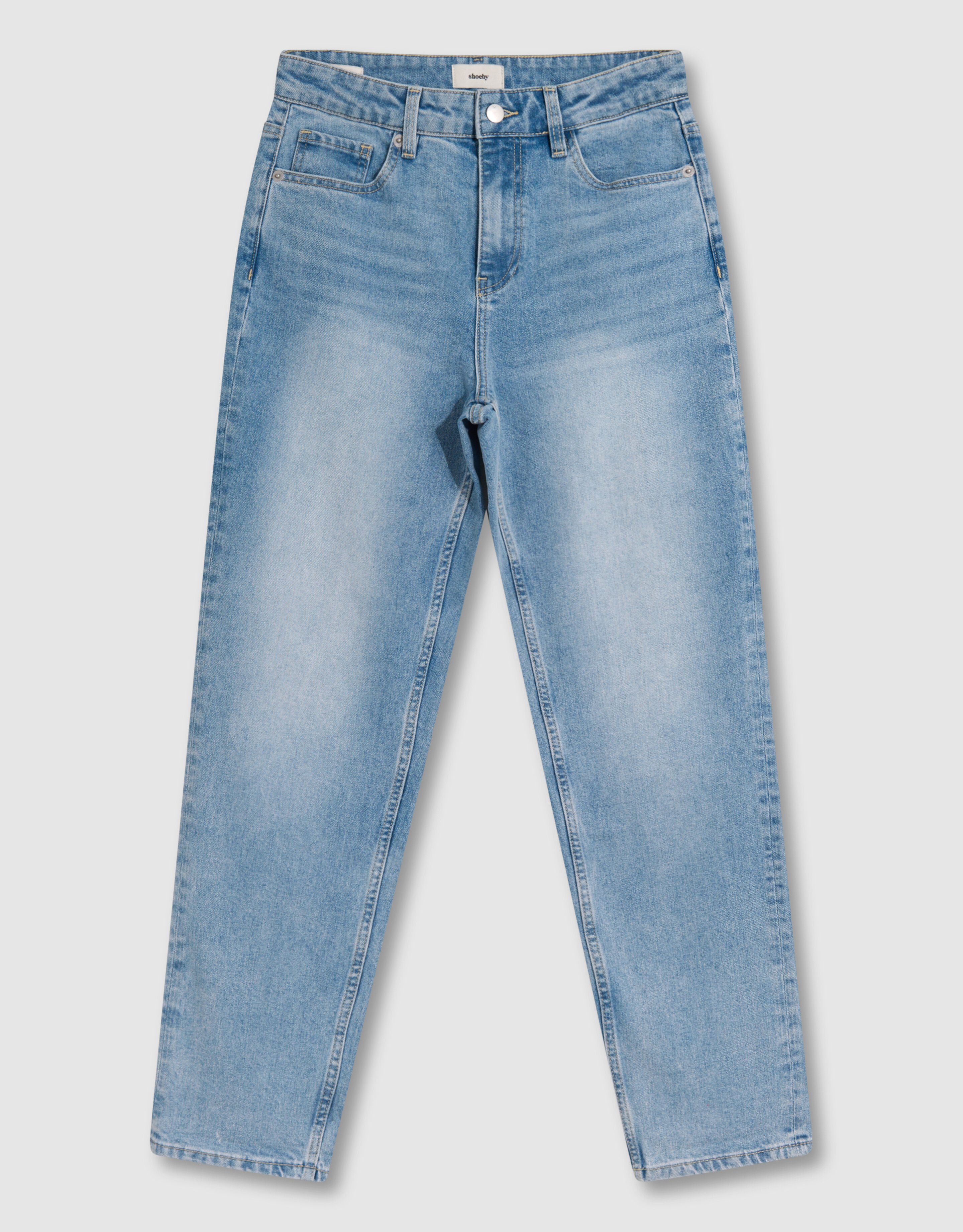 Tapered Fit Jeans Blau SHOEBY WOMEN