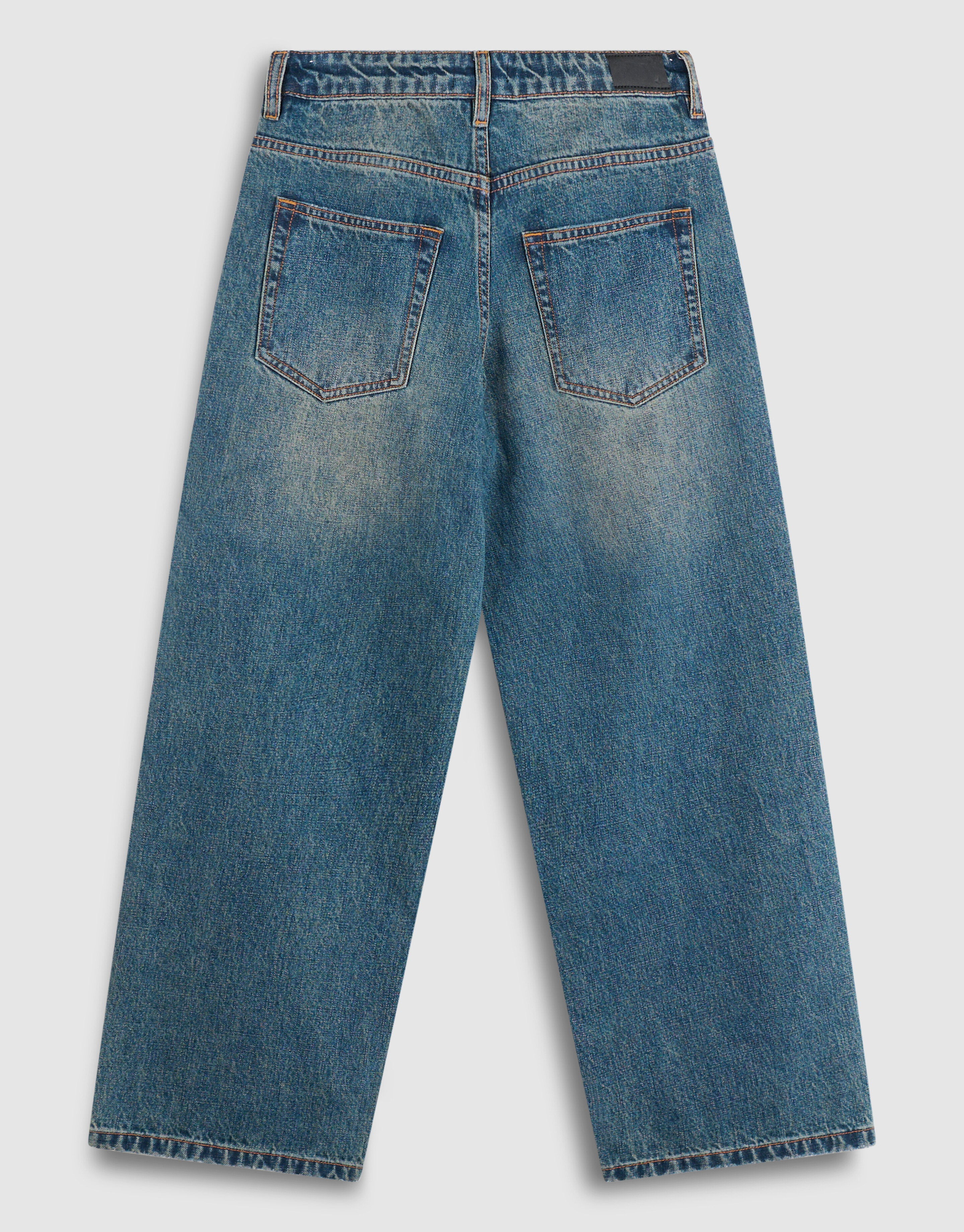 Varsity Ultra Wide Leg Jeans Dunkelblau SHOEBY BOYS