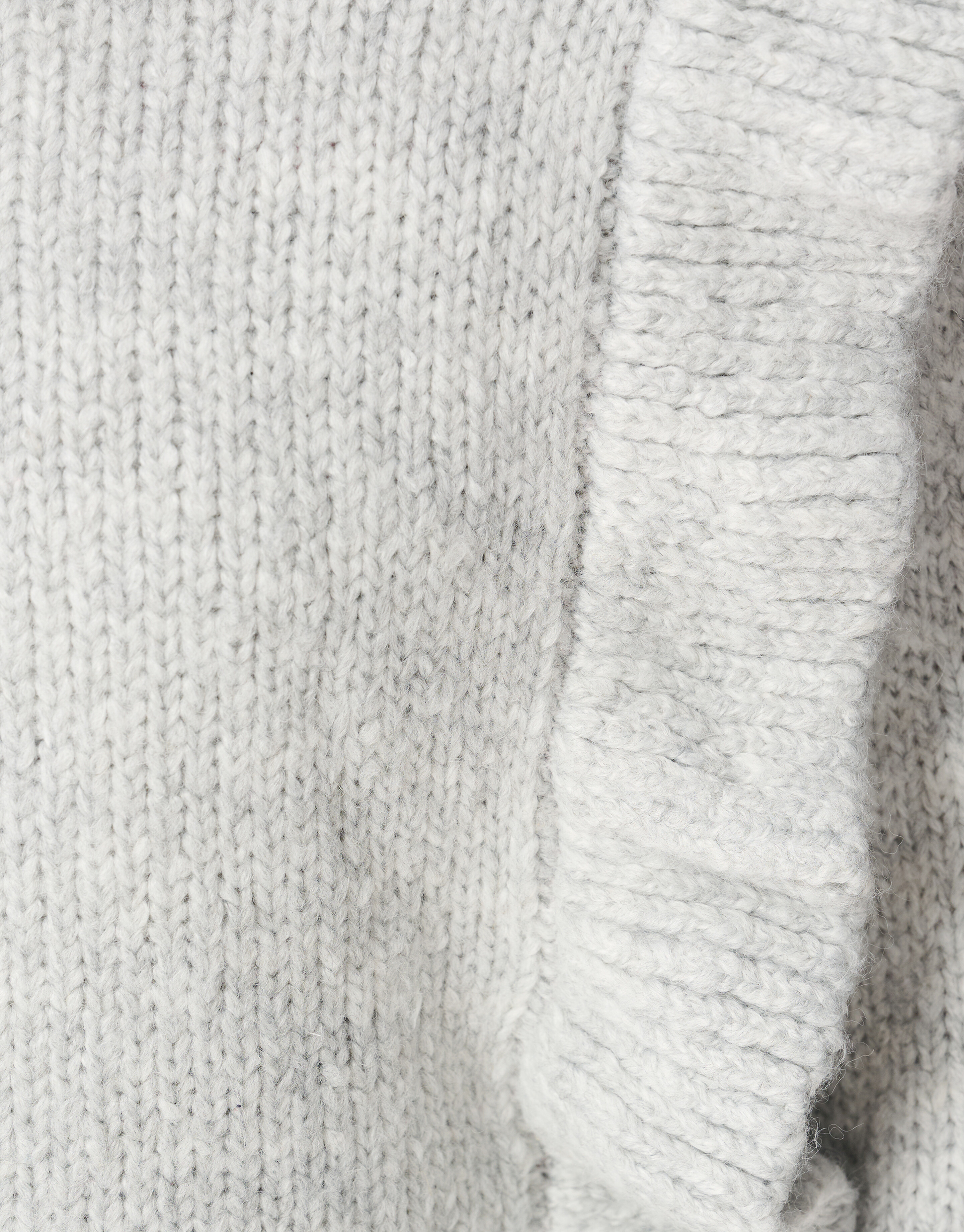 Rüsch Pullover Hellgrau SHOEBY GIRLS