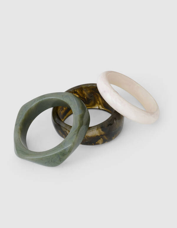 Bangle-Set Gr&uuml;n von Lonneke SHOEBY ACCESSOIRES