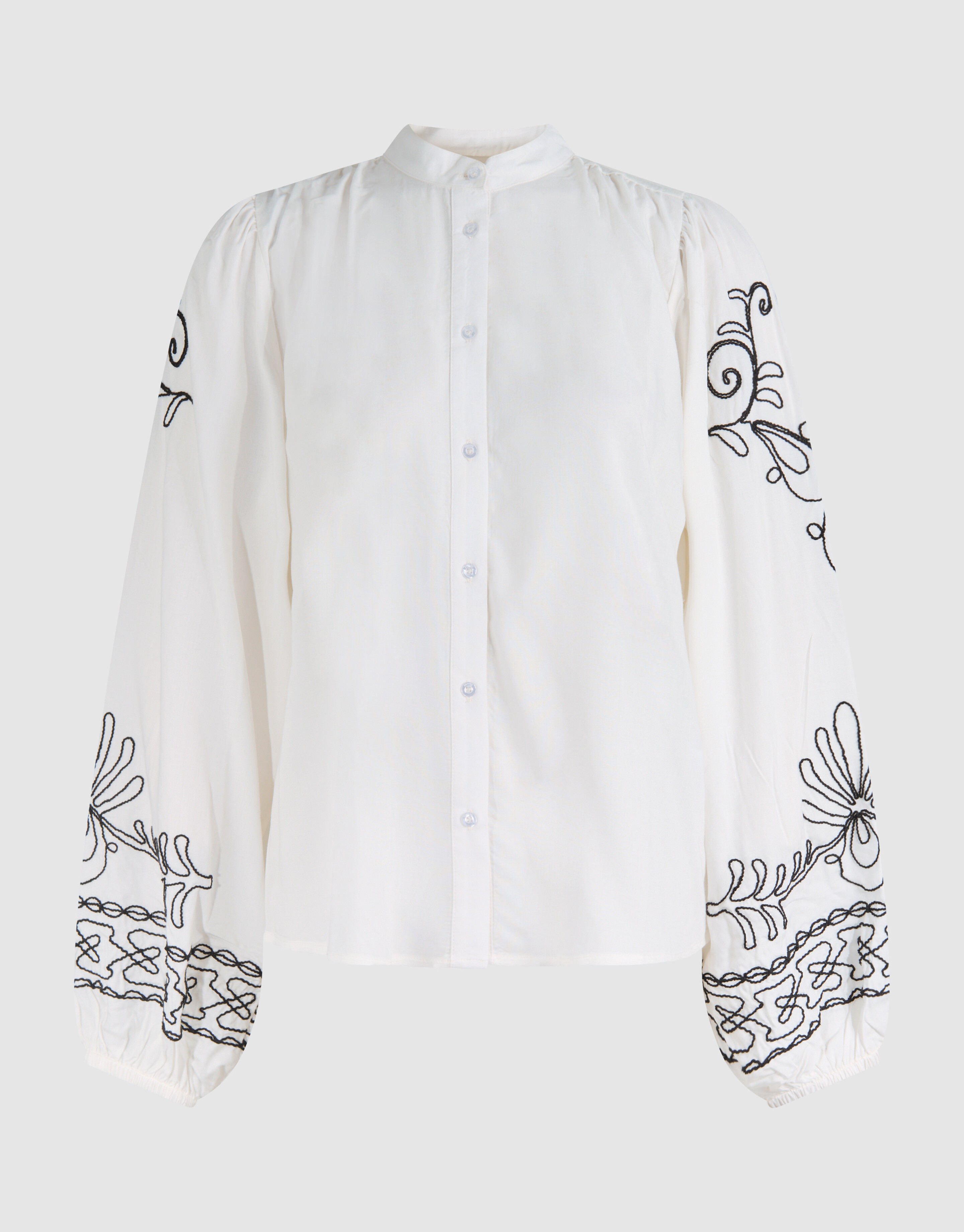Cord-Stickerei Bluse Gebroken Wit By Fred SHOEBY WOMEN