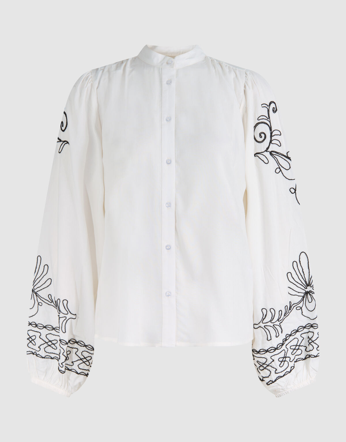 Cord-Stickerei Bluse Gebroken Wit By Fred SHOEBY WOMEN