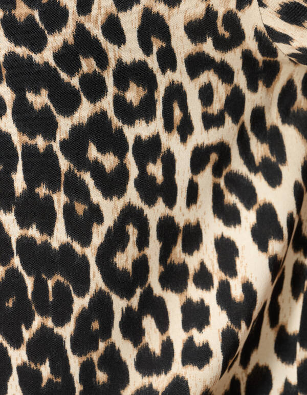 Leopard Twist Top Braun SHOEBY WOMEN
