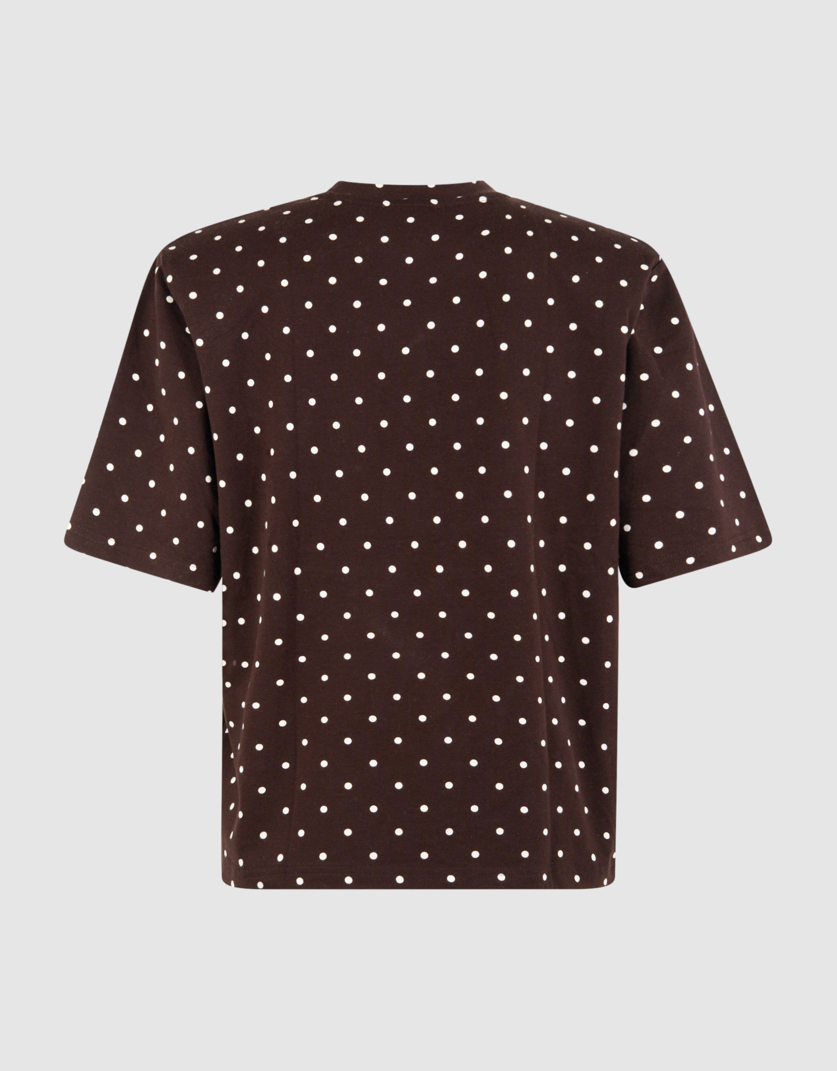 PolkPolkadot Padded T-Shirt Dunkelbraun SHOEBY WOMEN