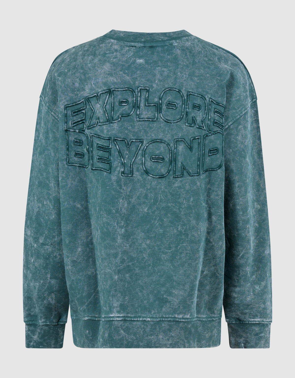 Washed Artwork Pullover Dunkelblau SHOEBY BOYS