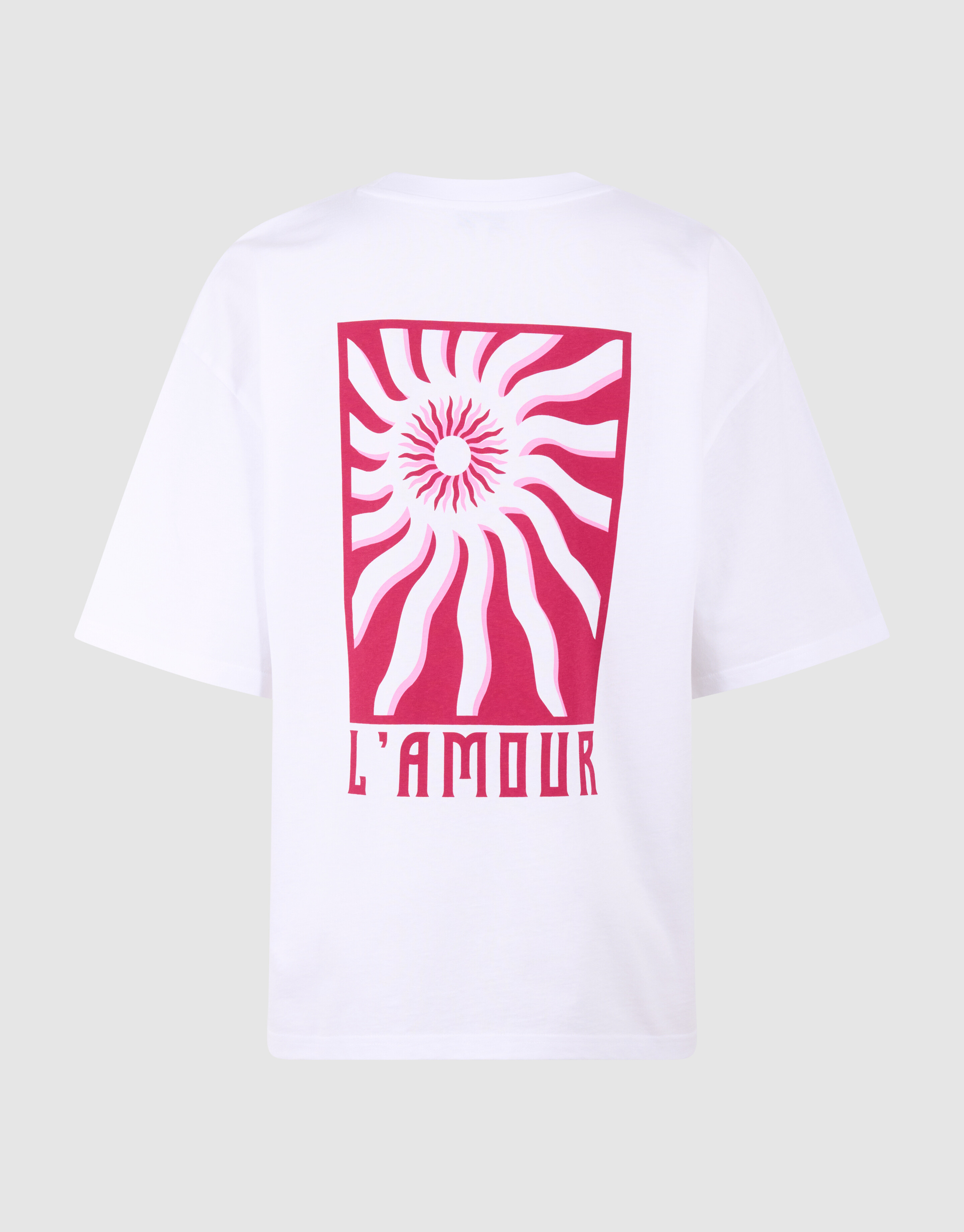 L'amour Artwork T-Shirt Wei&szlig; SHOEBY WOMEN