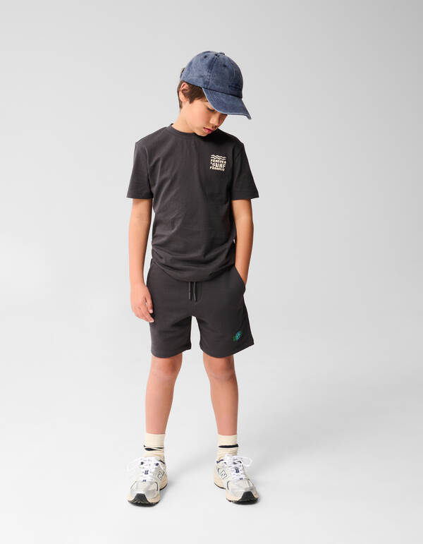 Paradise Artwork T-shirt Dunkelgrau SHOEBY BOYS