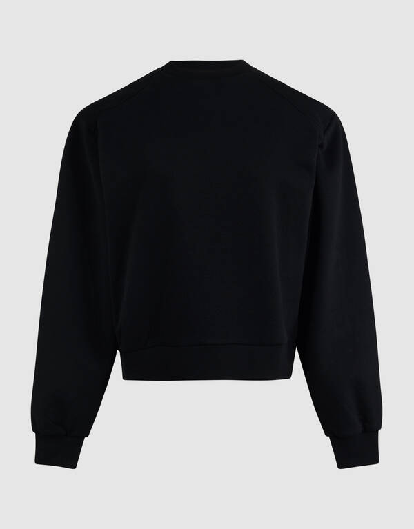 Pullover mit gro&szlig;en Schultern in Schwarz SHOEBY WOMEN