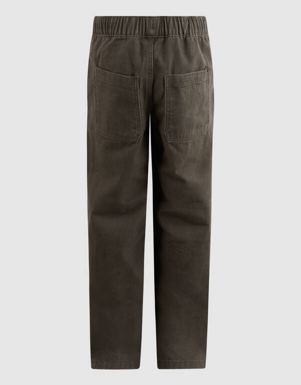 Twill Barrel Fit Hose Dunkelgr&uuml;n SHOEBY BOYS