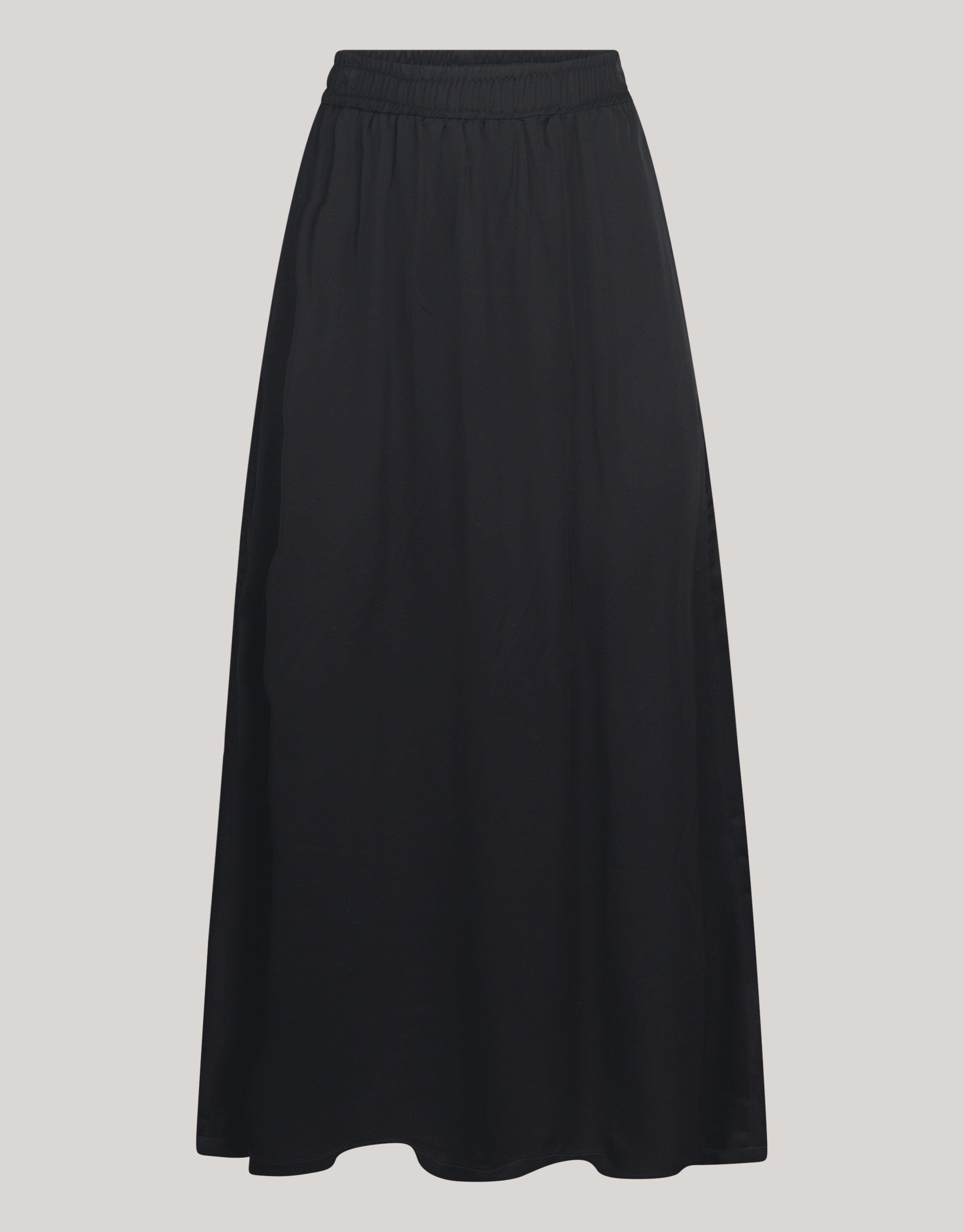 Satin Maxi Skirt Black SHOEBY WOMEN