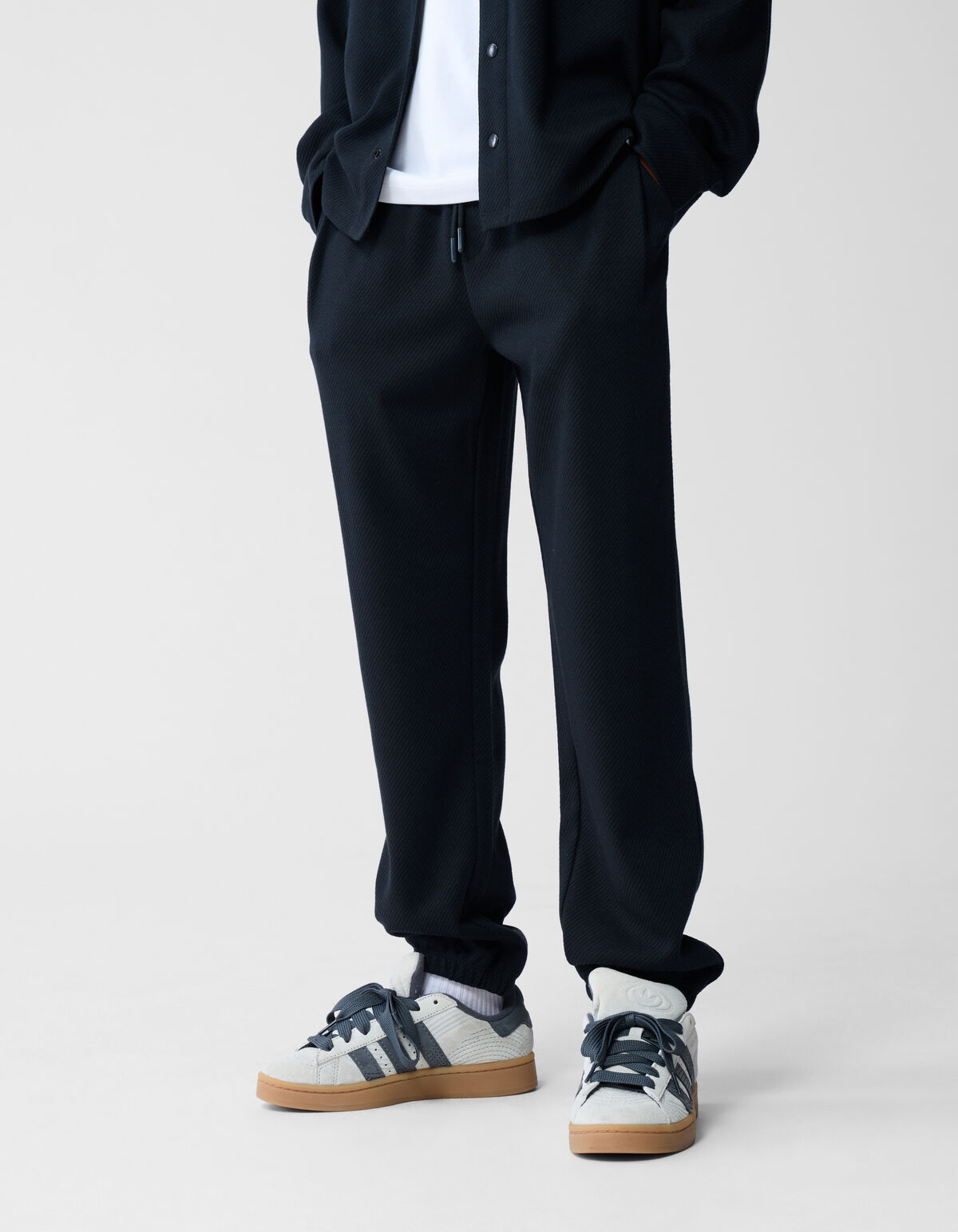 Struktur Hose Dunkelgrau SHOEBY BOYS