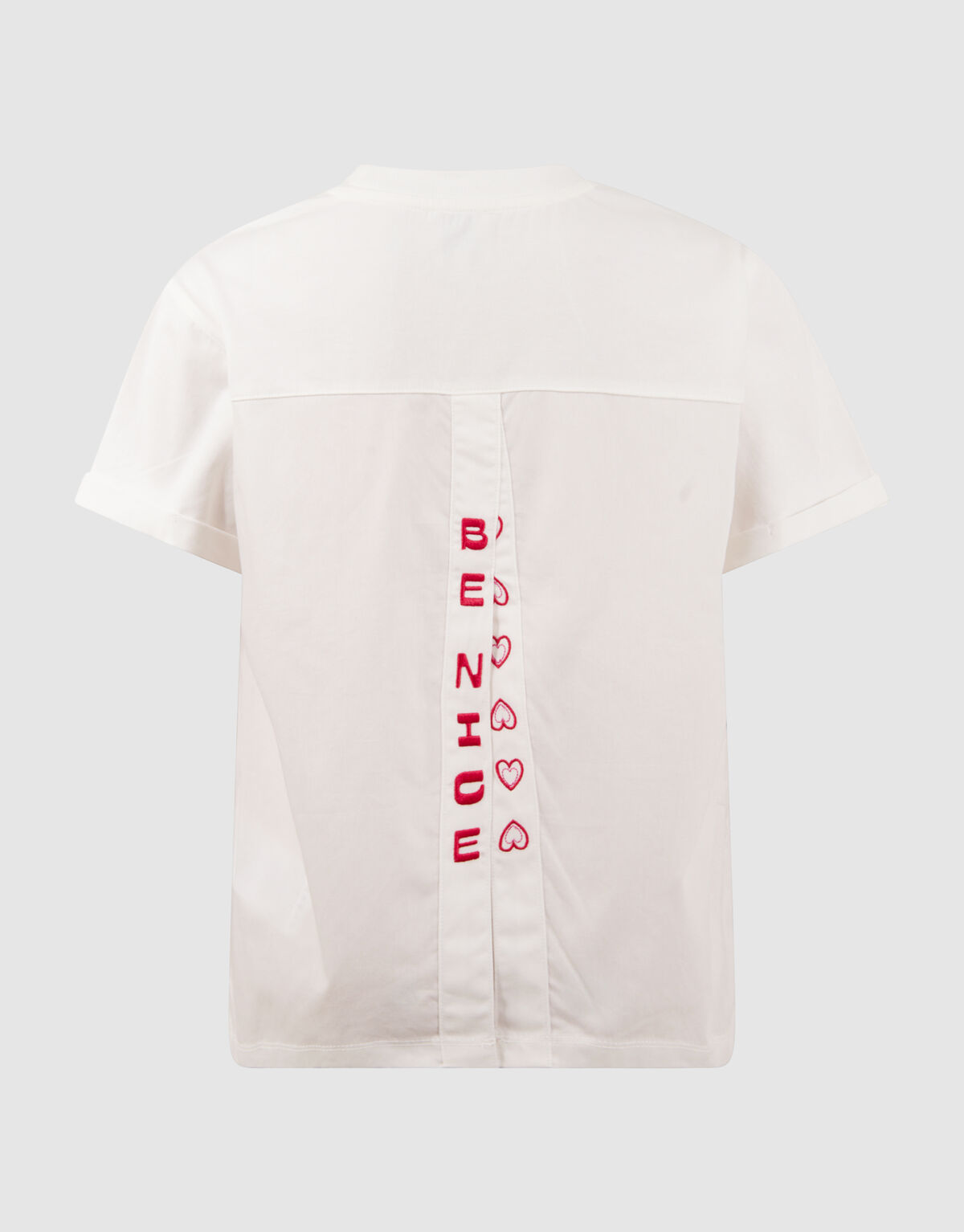 Split Artwork T-Shirt Wei&szlig; SHOEBY GIRLS