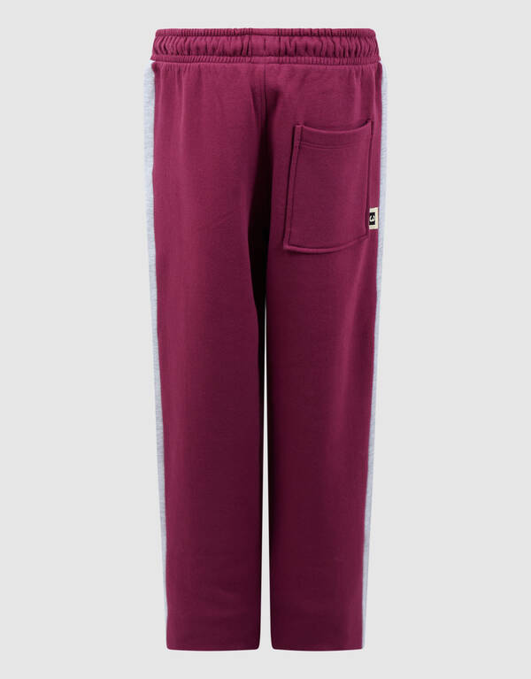 Relaxed Fit Sporty Broek Donkerrood SHOEBY BOYS