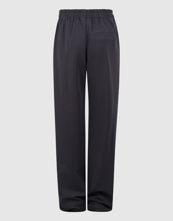 Sportliche Bogenhose mit weitem Bein Dunkelgrau SHOEBY GIRLS