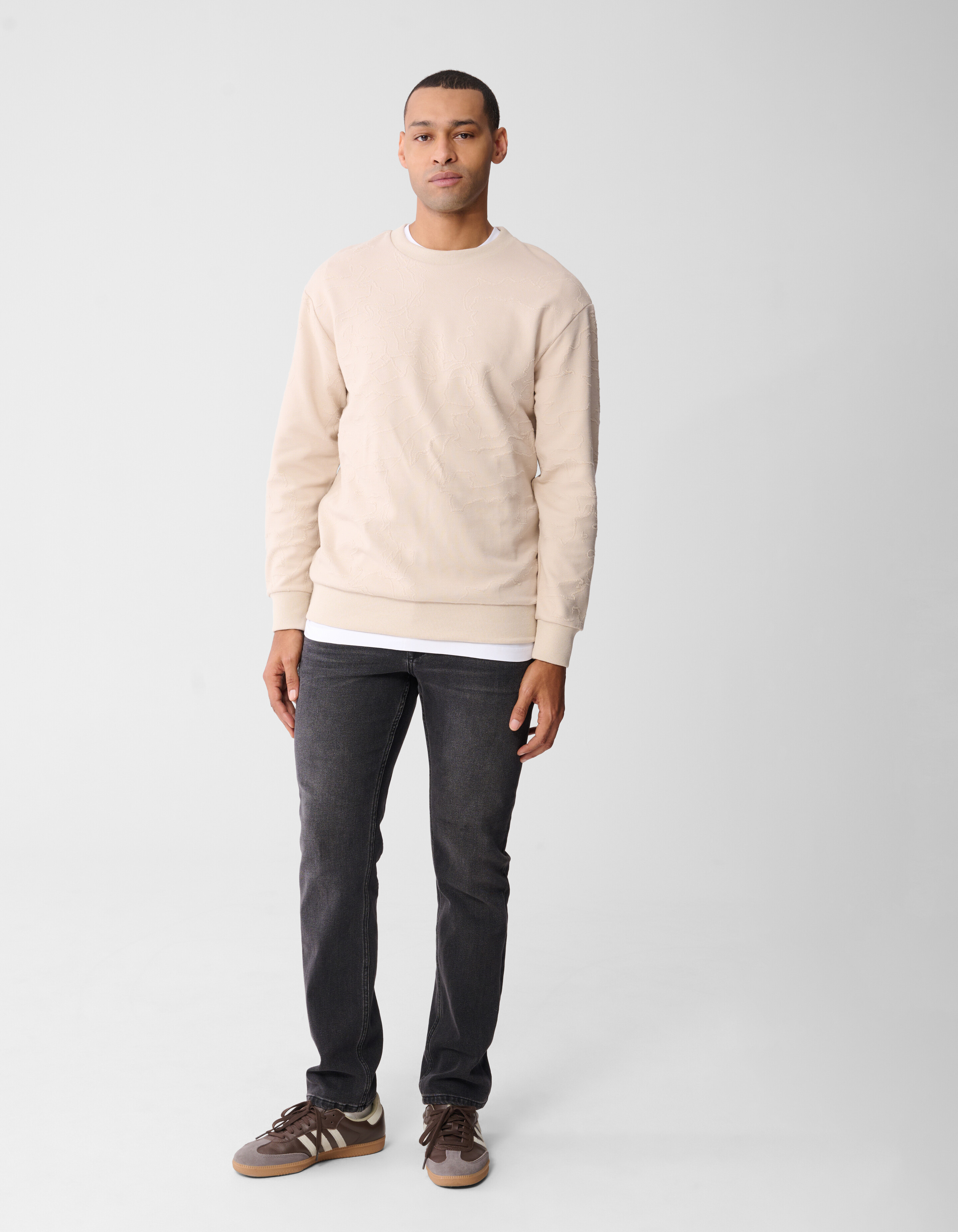 Strukturpullover Off White SHOEBY MEN