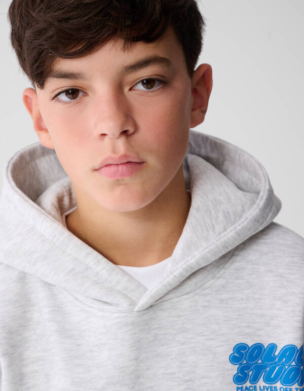 Solace Artwork Hoodie Grau SHOEBY BOYS