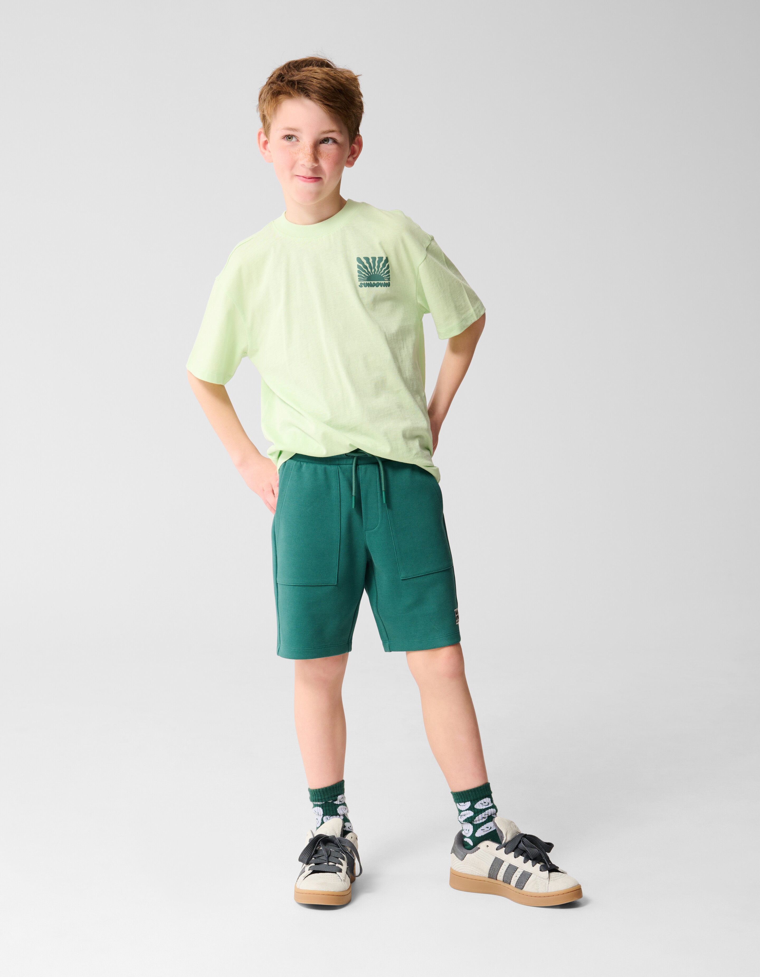 Pique Short Grün SHOEBY BOYS