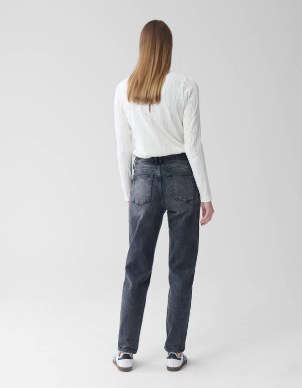 Tapered Fit Jeans Dunkelgrau L29 SHOEBY WOMEN